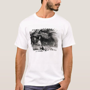 Fuegian Wigwams at Hope Harbourin the Magdalen T-Shirt