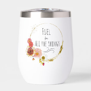 Fuel For All the Things Pressed Floral Wreath