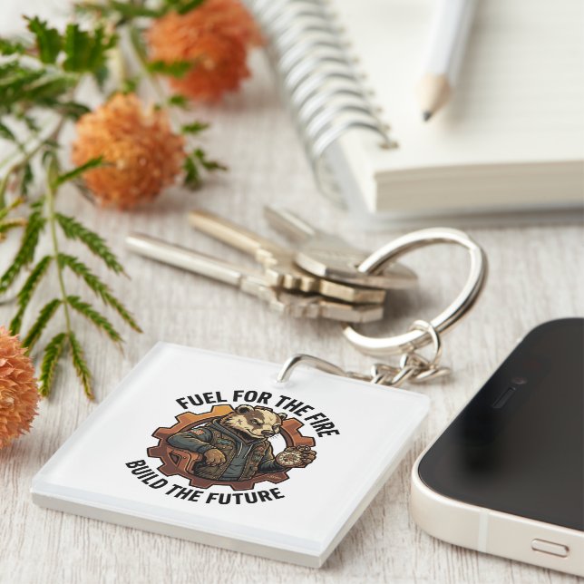 Fuel For The Fire Long Sleeve Key Ring (Front Right)
