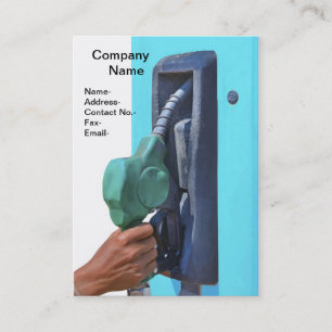 Fuel refilling business card