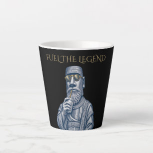 Fuel the Legend Vintage Art Latte Mug