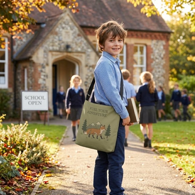 Fuel Your Adventure Fox School Bag (Creator Uploaded)