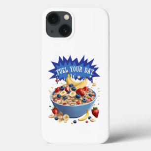 Fuel Your Day Cereal iPhone 13 Case