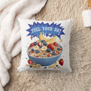 Fuel Your Day Cereal Cushion