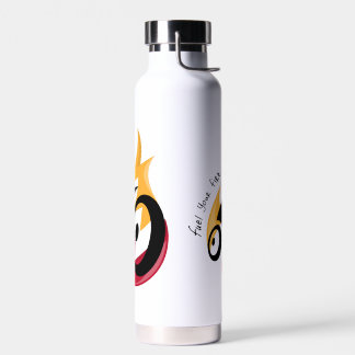 Fuel Your Fire. cycling motivation Water Bottle