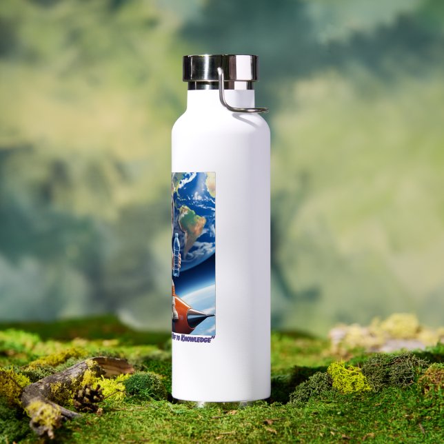 Fuel Your Mind  Space Kid Water Bottle (Outdoor)