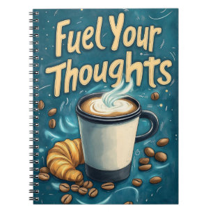 Fuel Your Thoughts with Coffee and Creativity Notebook