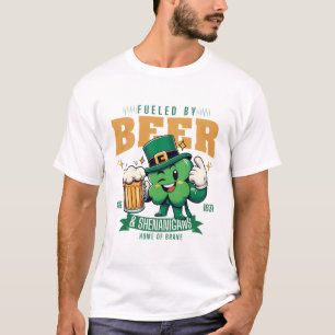 Fueled by beer and Shenanigans (Saint Patrick) T-Shirt