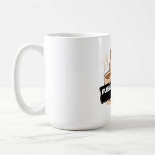 Fueled by Coffee and Cats Cute Sleepy Cat Design Mug