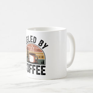 Fueled by Coffee Retro Camp Mug