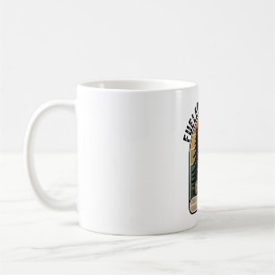 Fueled by Coffee Retro Camp  Mug