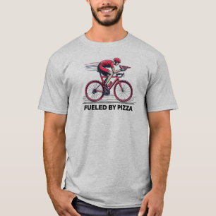 Fueled By Pizza Cyclist T-Shirt