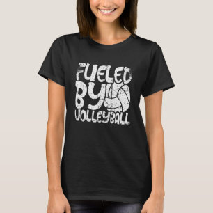 Fueled By Volleyball Beach Volleyball Men Women Ki T-Shirt