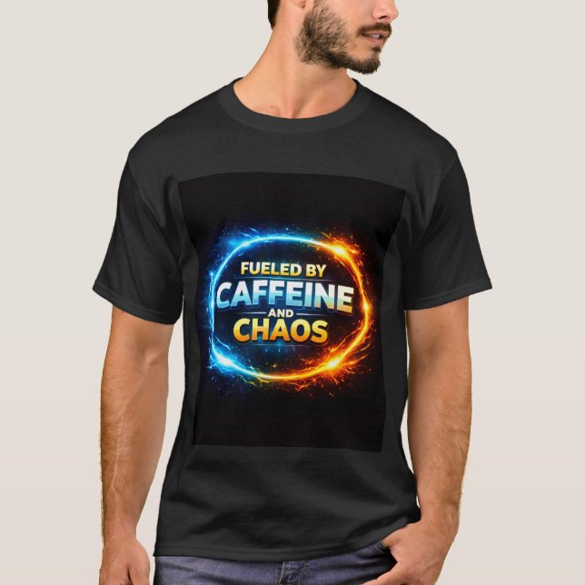Fuelled by Caffeine Men’s T-Shirt  (Front)