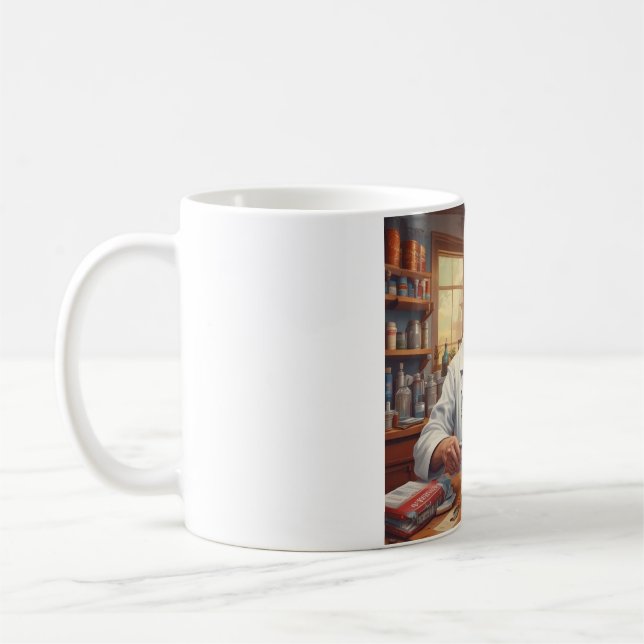 Fuelled by Care and Caffeine Mug: The Perfect Blen Coffee Mug (Left)