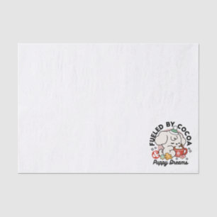 Fuelled by Cocoa and Puppy Dreams – Cute Winter Do Tissue Paper