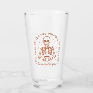 Fuelled By Coffee and Pumpkin Spice Lattes Glass