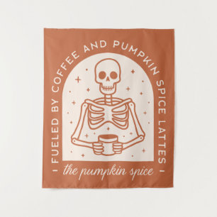 Fuelled By Coffee and Pumpkin Spice Lattes Tapestry