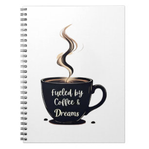 Fuelled by Coffee Dreams Student Mug Notebook