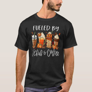 Fuelled By Coffee Jesus Caffeine Thanksgiving Day T-Shirt