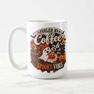 Fuelled By Coffee & Spooky Vibes Halloween Mug
