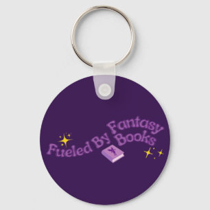 Fuelled By Fantasy Books Key Ring