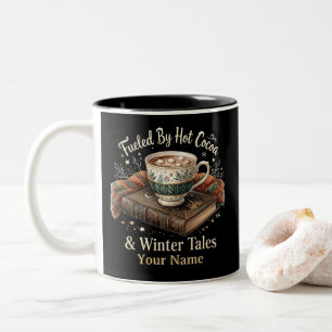 Fuelled By Hot Cocoa Winter Tales Two-Tone Coffee Mug