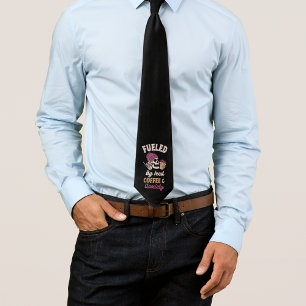 Fuelled By Iced Coffee And Anxiety Tie