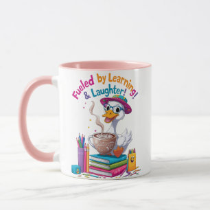 Fuelled by Learning Goose Mug – Back to School Fun