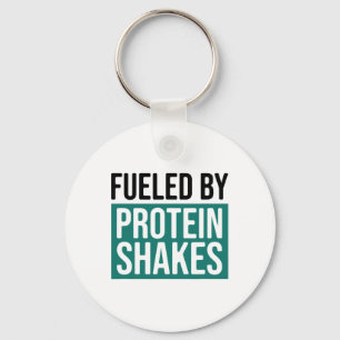 Fuelled By Protein Shakes1 Key Ring
