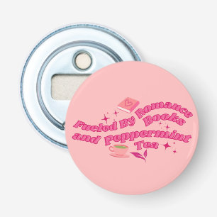 Fuelled By Romance Books & Peppermint Tea Bottle Opener