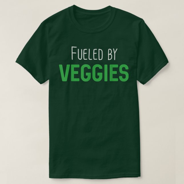 Fuelled By Veggies T-Shirt (Design Front)
