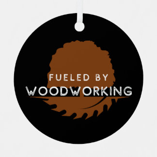 Fuelled by Woodworking Carpenter Ornament