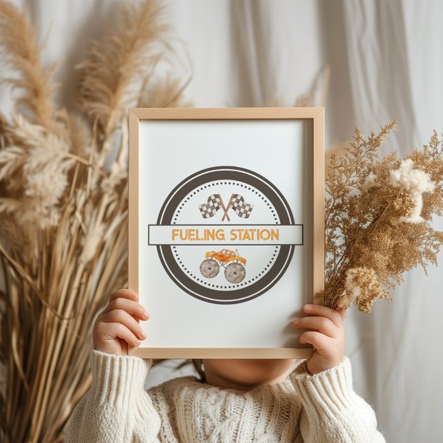 Fuelling Station Birthday Sign (Creator Uploaded)