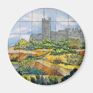 Fuengirola Castle tile, Fuengirola, Malaga, Sp Magnet