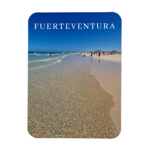 Fuerteventura beach view fridge magnet