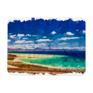 Fuerteventura Canarias Landscape Vacation Magnet