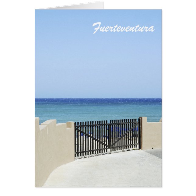 Fuerteventura Card (Front)