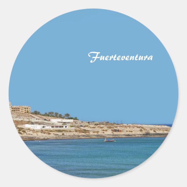 Fuerteventura Classic Round Sticker (Front)