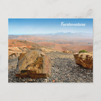 Fuerteventura mountains postcard
