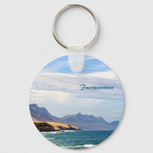 Fuerteventura Ocean Coast Travel Art Key Ring