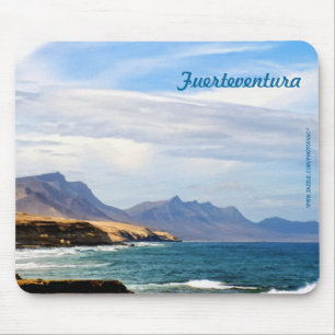 Fuerteventura Ocean Coast Travel Art Mouse Pad