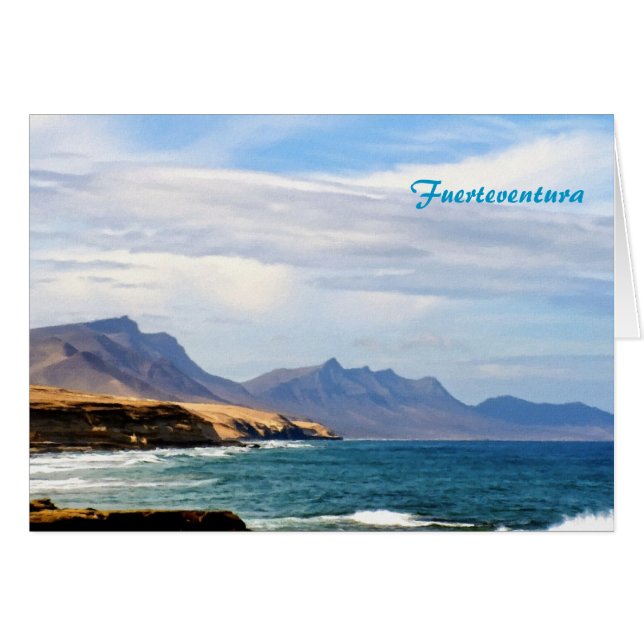 Fuerteventura, painting effect (Front Horizontal)