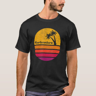 Fuerteventura Retro Style 70s 80s Vintage Palm Tre T-Shirt