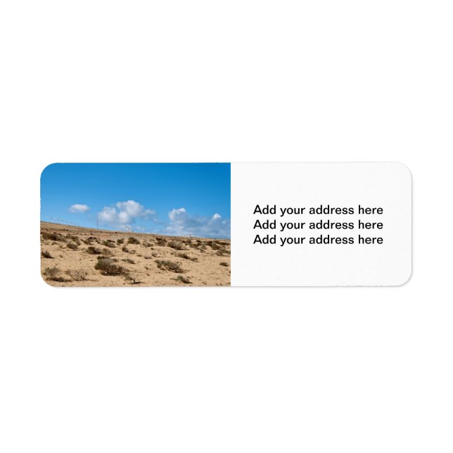 Fuerteventura Return Address Label (Front)