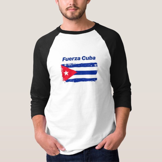 FUERZA CUBA LONG JERSEY T-SHIRT (Front)