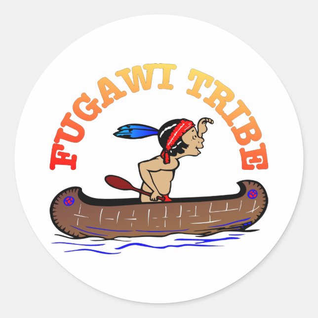 Fugawi Tribe Classic Round Sticker (Front)