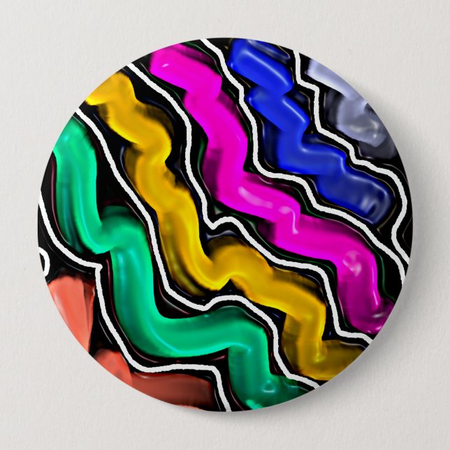 Fugitive Colours 10 Cm Round Badge (Front)