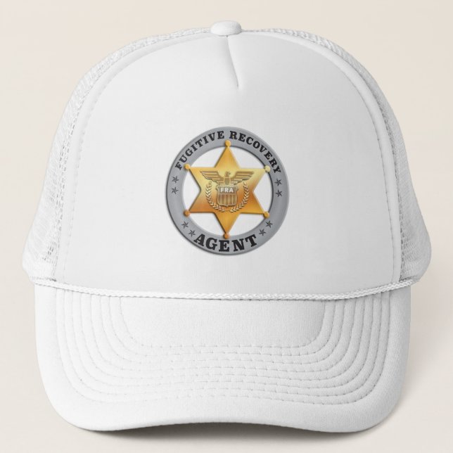 FUGITIVE RECOVERY AGENT BADGE Hat (Front)