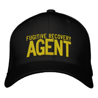 FUGITIVE RECOVERY AGENT EMBROIDERED HAT